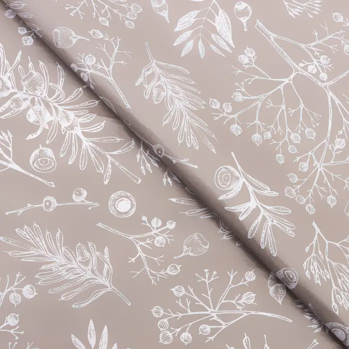 Бумага упаковочная тишью, «Ветки», 50 см × 70 см 17 грамм