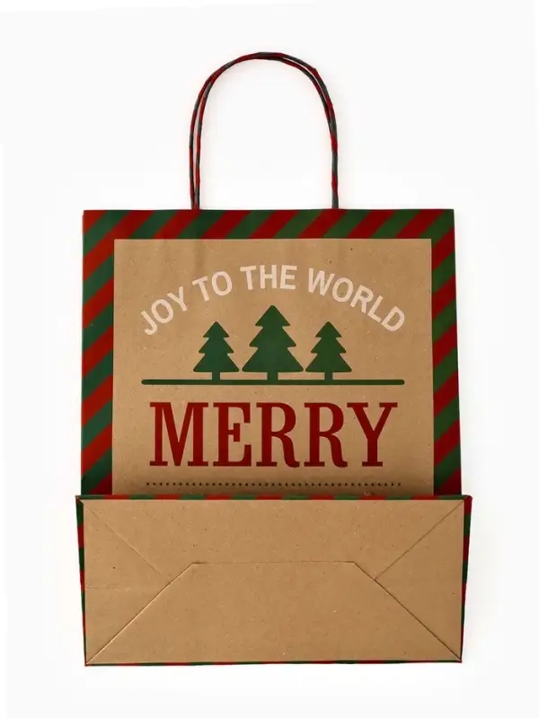 Набор подарочных пакетов &laquo;Новогодний&raquo;, 3 шт,  25&times;4&times;30.5 см, 30&times;40&times;11,5 см, 18&times;23&times;10 см