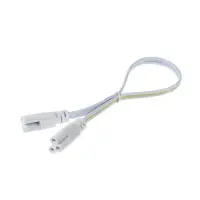 Соединительный провод для светильников, разъем L/N/G, 30 см, белый