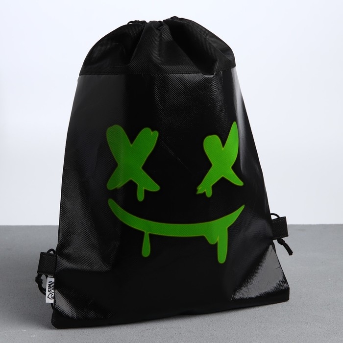 Мешок для обуви «Смайл» полиэстер, размер 41×30 см Мешок для обуви «Смайл» полиэстер, размер 41×30 см