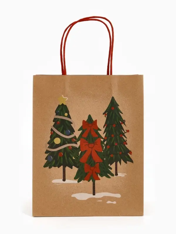 Набор подарочных пакетов «Ёлочки», 3 шт, 25×4×30.5 см, 30×40×11,5 см, 18×23×10 см Набор подарочных пакетов «Ёлочки», 3 шт, 25×4×30.5 см, 30×40×11,5 см, 18×23×10 см