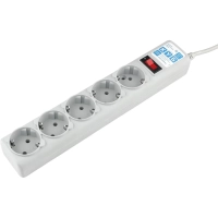 Сетевой фильтр Power Cube B 5.0 м 5 розеток (серый) 10А/2,2кВт (SPG-B-15)