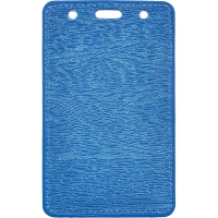 Бейдж Promega office вертик. 54х90, синий металлик, PU, Т-814V