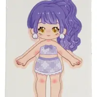 Магнитный набор "Модница" блестящий