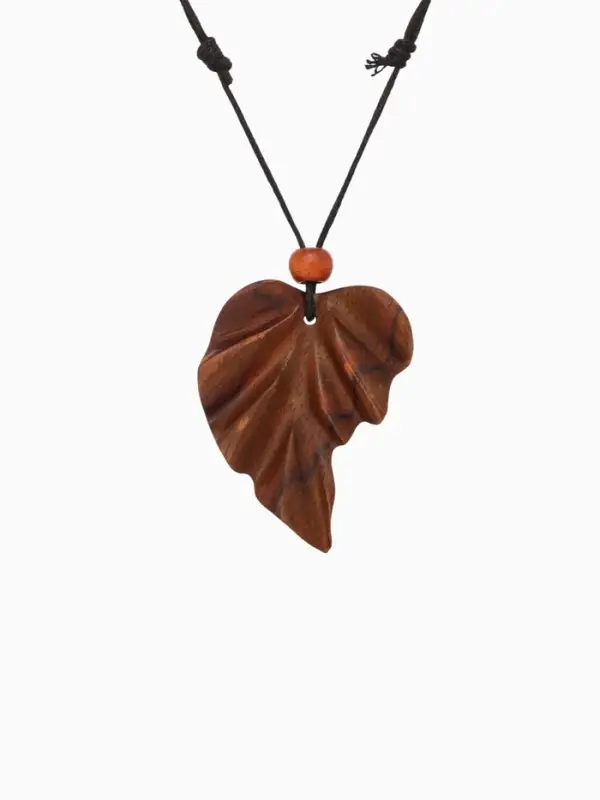 Кулон &laquo;Лист&raquo;, дерево соно