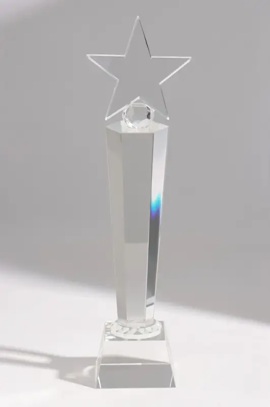 Стела стеклянная &laquo;Звезда&raquo;, 10&times;9.5 см
