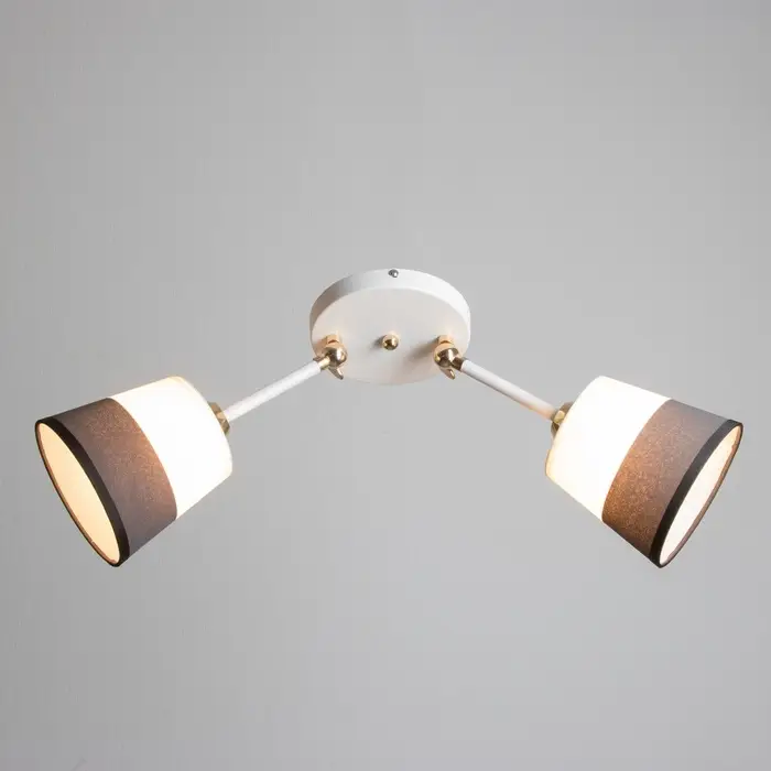 Люстра &laquo;Селена&raquo; 2хЕ27 40 Вт бело-золотой 54&times;15&times;25 см