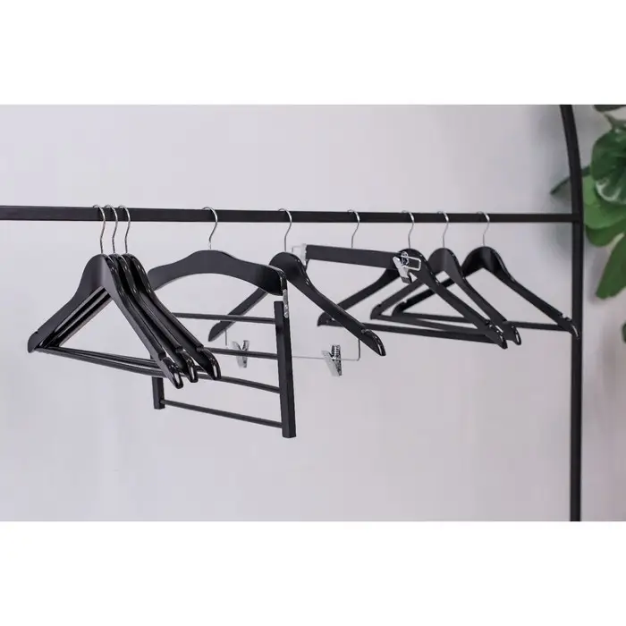 Плечики - вешалка для брюк и юбок LaDо́m Bois, сорт А, многоуровневая, широкие плечики, 38.5&times;1.2&times;34 см, дерево