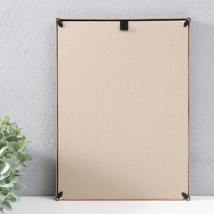 Фоторамка пластик 21х30 см 4 серия, бронза Фоторамка пластик 21х30 см 4 серия, бронза