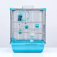 Клетка для птиц &laquo;Пижон&raquo; №104, разборная, 58&times;40&times;48 см, 1 секция, бирюзовая