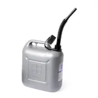 Канистра ГСМ Oktan METAL, 10 л, пластиковая, серая