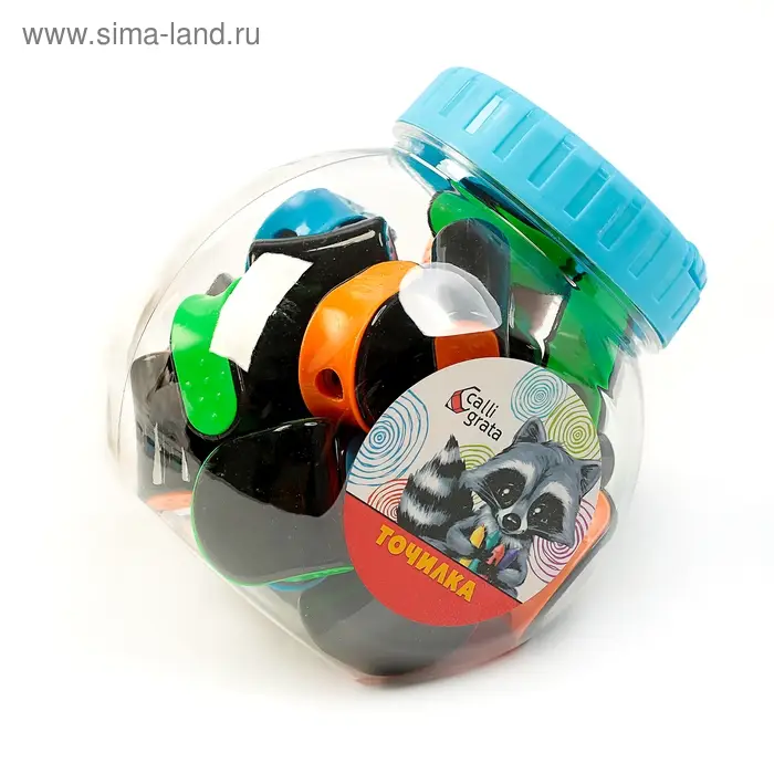 Точилка с контейнером «Классика», корпус МИКС Точилка с контейнером «Классика», корпус МИКС