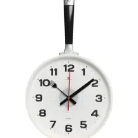 Часы настенные интерьерные &laquo;Сковорода&raquo;, для кухни, бесшумные, плавный ход, 25&times;43 см, белые, от батарейки 1&times;АА