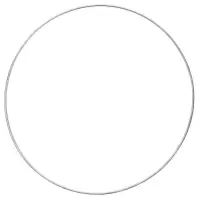 Обруч для художественной гимнастики, d=110 см, цвет серебристый