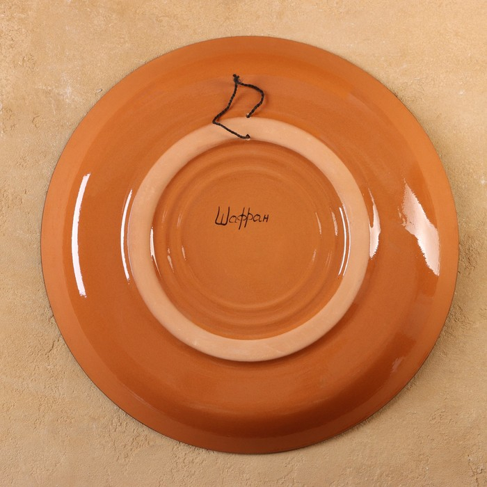 Ляган Риштанская Керамика "Жар-птица", 36 см, микс