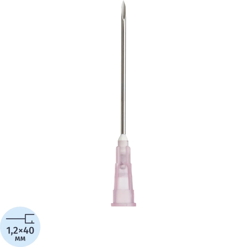 Игла инъекционная 18G (1,2х40 мм), Paramed 100 шт/уп