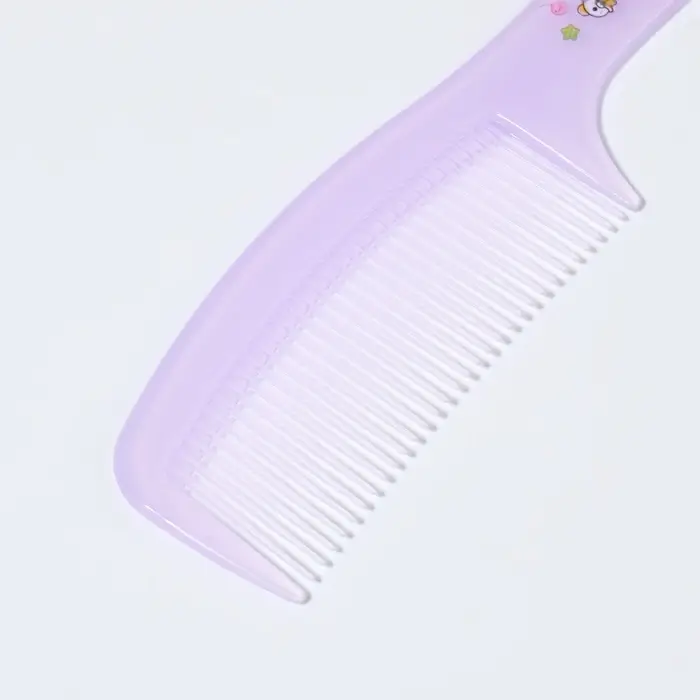 Расчёска с ручкой, 16×3.5(±1) см, фасовка 20 шт., МИКС