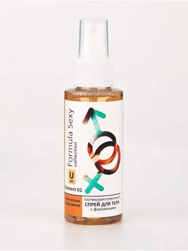 Мист парфюмированный спрей с феромонами для тела Formula Sexy Element 02 U107, 100 мл