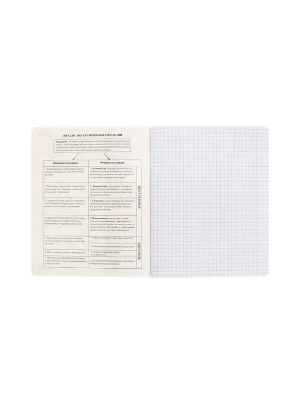 Тетрадь 48 листов в клетку «Буквица» Обществознание, белые листы Тетрадь 48 листов в клетку «Буквица» Обществознание, белые листы