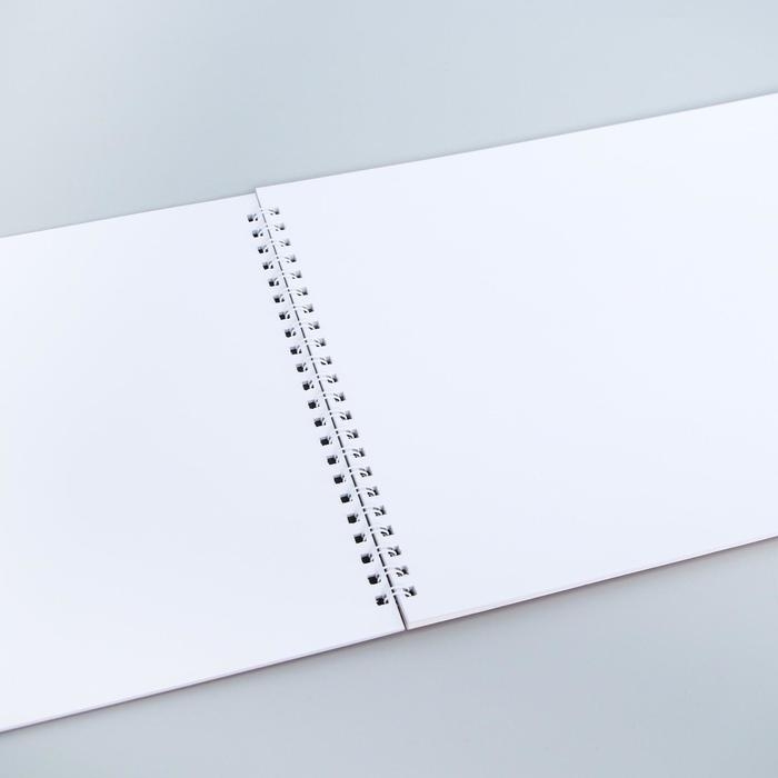 Альбом для рисования А4, 40 листов 100 г/м&sup2;, на пружине, Тачки