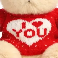 Мягкая игрушка "Мишка. Я люблю тебя" 20 см