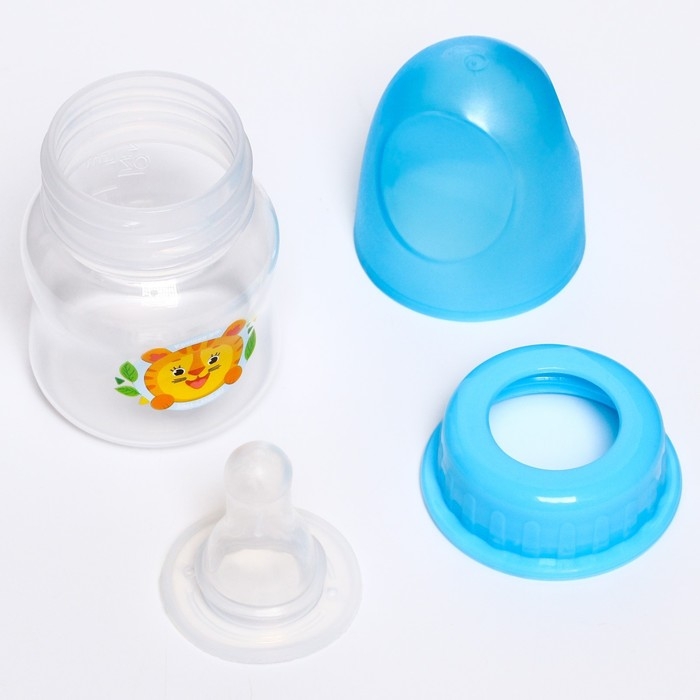 Бутылочка для кормления «Тигренок», классическое горло, 60 мл., от 0 мес., цвет МИКС Бутылочка для кормления «Тигренок», классическое горло, 60 мл., от 0 мес., цвет МИКС
