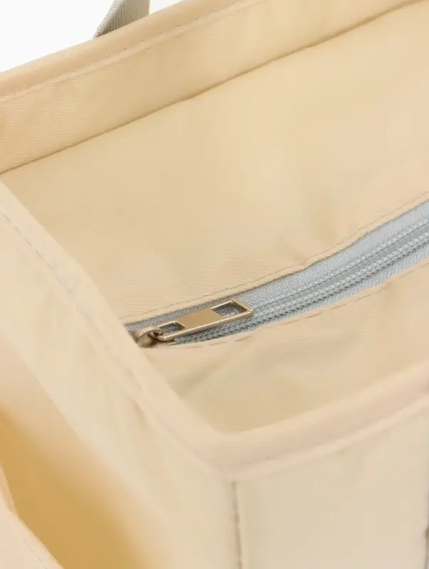 Термосумка на молнии, 6.4 л, цвет бежевый