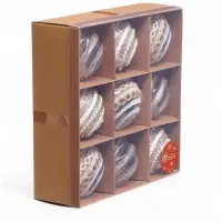 Ёлочные игрушки &laquo;Орсон&raquo;, шары новогодние, d=8 см, 9 шт., изысканность