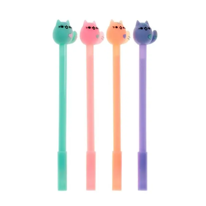 Ручка - прикол Calligrata «Котик», гелевая, МИКС Ручка - прикол Calligrata «Котик», гелевая, МИКС