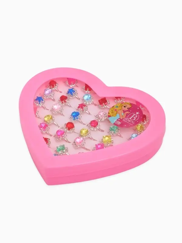 Кольцо &laquo;Выбражулька. Льдинки&raquo;, МИКС в серебре, безразмерное