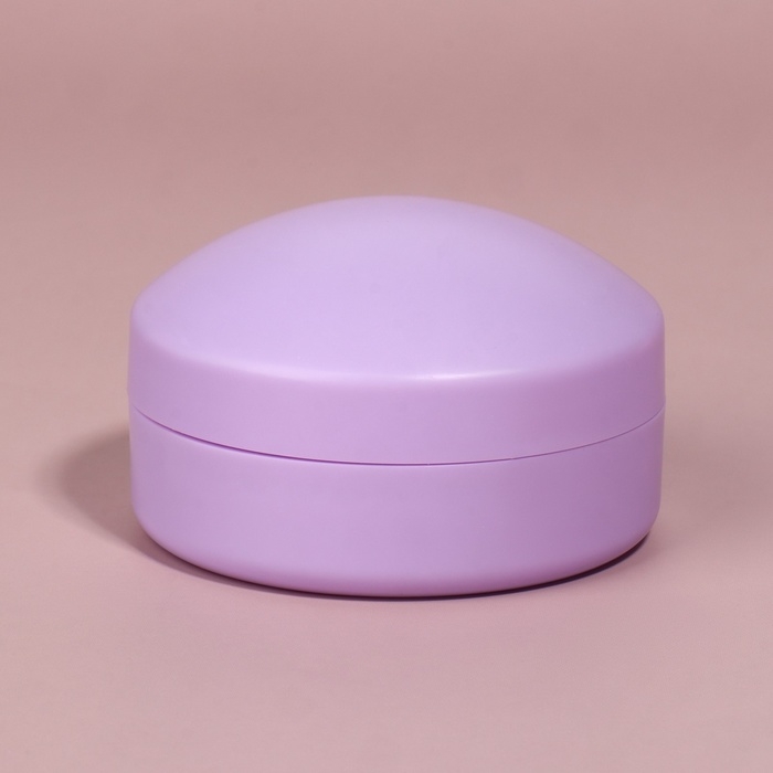 Расчёска массажная, круглая, складная, с зеркалом, d = 7,5 см, в коробке, цвет сиреневый Расчёска массажная, круглая, складная, с зеркалом, d = 7,5 см, в коробке, цвет сиреневый