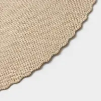 Салфетки сервировочные на стол Доляна Coffee, 4 шт., d=37 см, бежевые