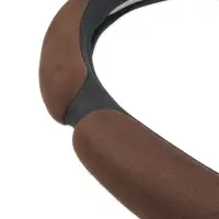 Спонжевая оплетка руля AVS SP-426M-BR ( размер M, коричневый) - Серия "Sponge"