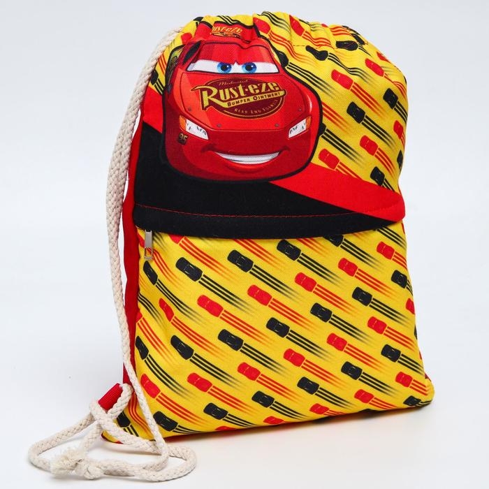 Мешок для обуви с карманом, 35х42 см, Тачки Мешок для обуви с карманом, 35х42 см, Тачки