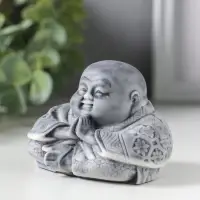 Фигурка &laquo;Китайский Будда&raquo;, мраморная крошка, 5.5 см