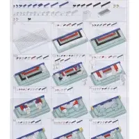 UNICON Конструктор "Mini Blocks", 393 детали, Дед Мороз UNICON Конструктор "Mini Blocks", 393 детали, Дед Мороз