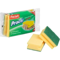 Губки для мытья посуды с выемкой д/пальцев 2шт/уп. PACLAN