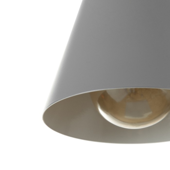 Светильник BayerLux Подвес Светильник BayerLux Подвес "Конус" 1x40Вт E27 серый 12х12х16-96 см