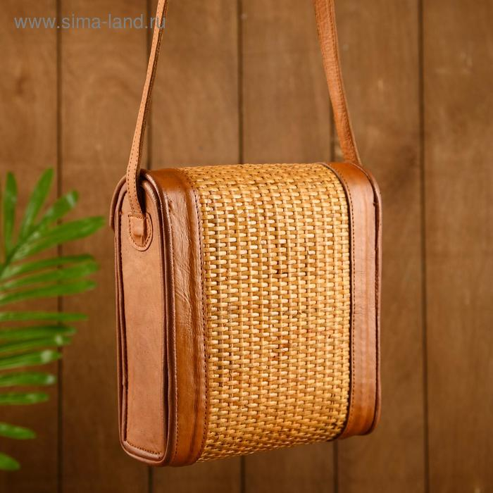 Сумка женская Сумка женская "Приска" 20х20х7 см (Ремешок 65 см)