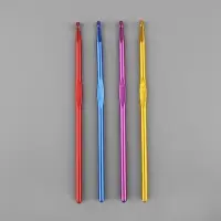 Крючок для вязания, d=5 мм, 15 см, МИКС