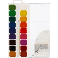 Краски акварельные Луч Классика 18 цв., с кистью, 19С 1293-08