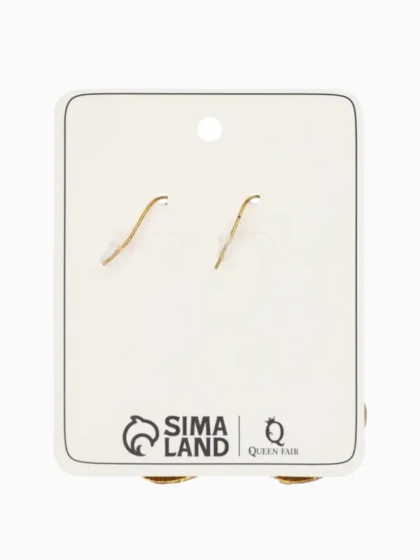 Серьги метал &laquo;Аутентичность. Змея&raquo;, цвет чернёное золото