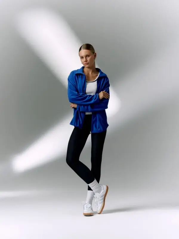 Куртка флисовая унисекс Fliska, ярко-синяя, размер M/L Куртка флисовая унисекс Fliska, ярко-синяя, размер M/L