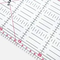 Линейка для квилтинга и пэчворка, 30&times;15 см, s=3 мм, МИКС