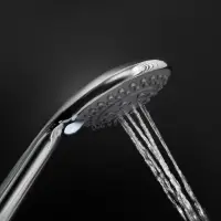 Лейка для душа ZEIN Z0502, 5 режимов, средняя, d=95 мм, пластик, цвет хром