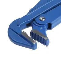 Ключ трубный рычажный ТУНДРА, плоский зажим 90&deg;, раскрытие до 90 мм, №4, 3"