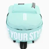 Рюкзак молодёжный на молнии, с карманами, размер 27&times;10&times;37.5 см, мятный