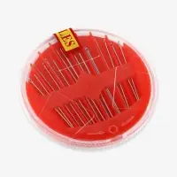 Швейный набор, 42 предмета, в футляре, 12&times;12&times;3 см, чёрный