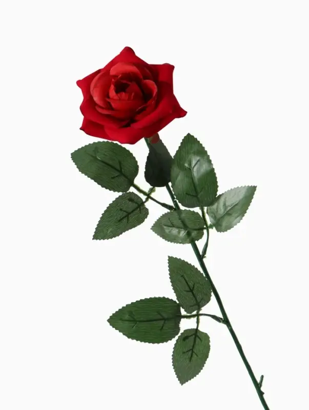 Цветы искусственные &laquo;Роза&raquo;, h=56 см, d=8.5 см, красные