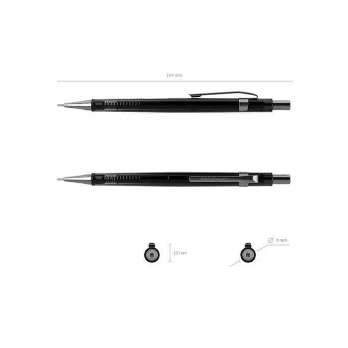Карандаш механический ErichKrause &laquo;Black Pointer&raquo;, 0.5 мм, НВ, в коробке